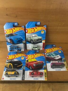Assorted Kids Toy Cars Hot Wheels 5 Pack